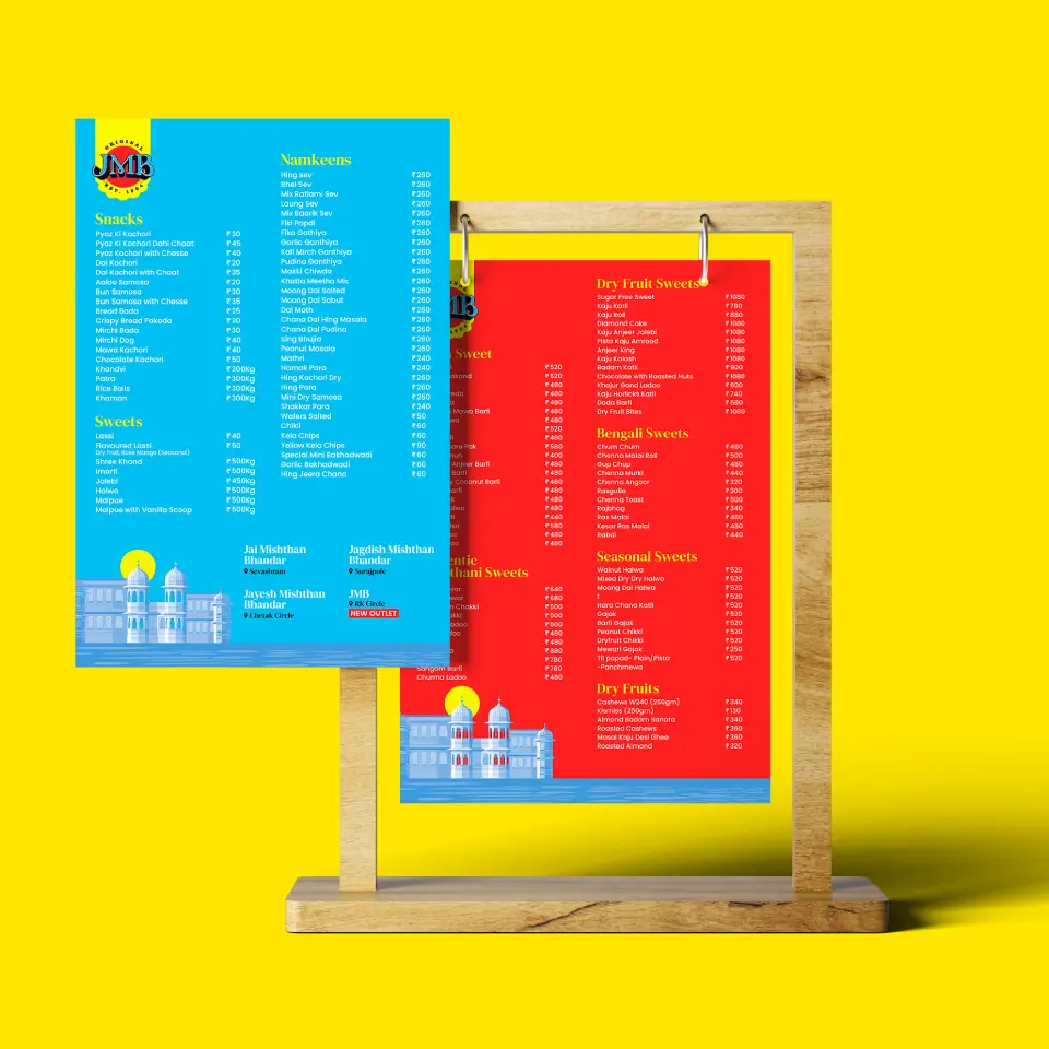 JMB MENU